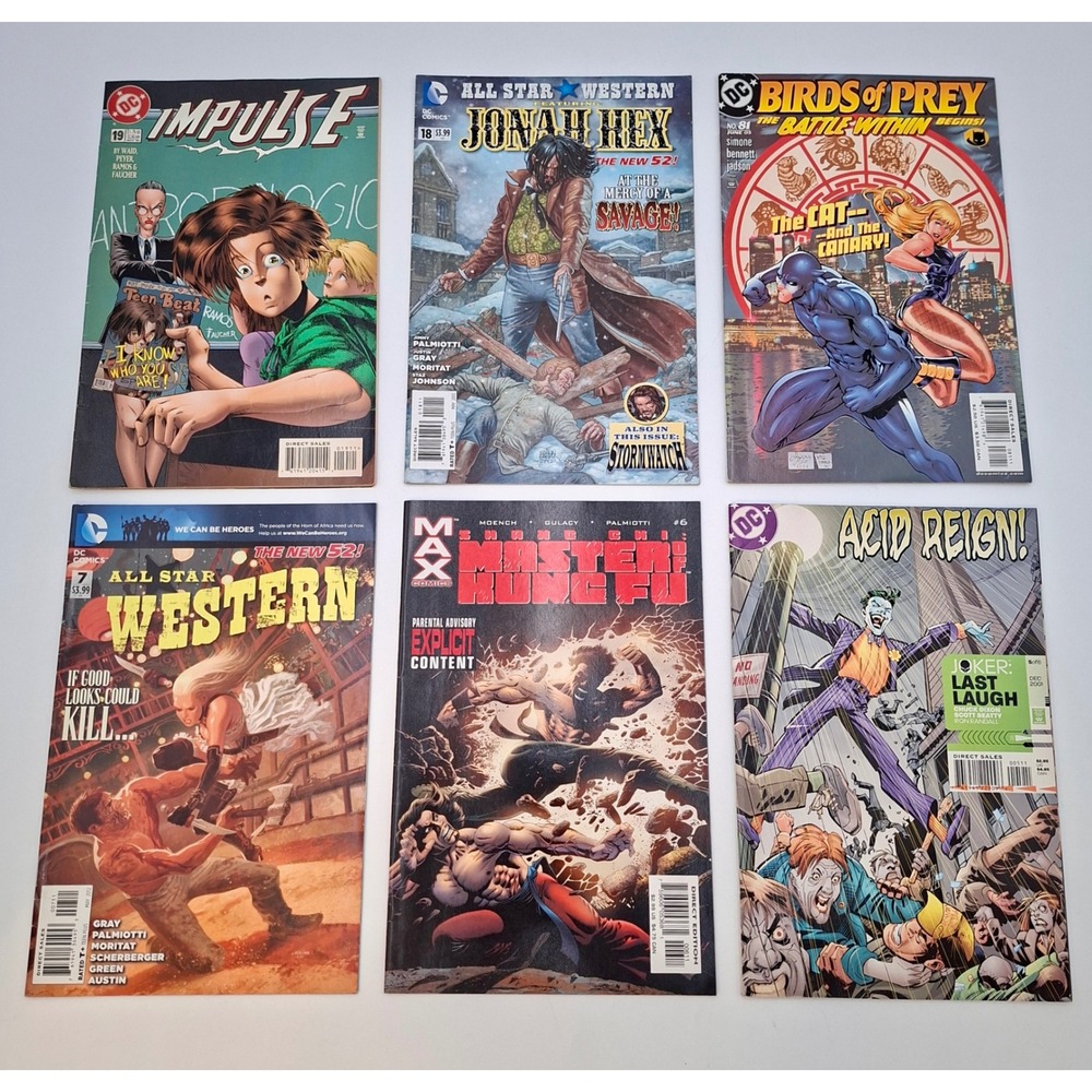 20 Comic Book Lot DC Marvel Batman Robin Jonah Hex Green Lantern 1983-2014